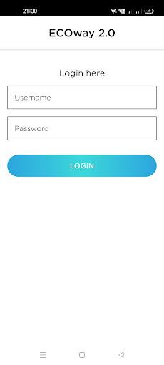 Android application ECOway 2.0 screenshort