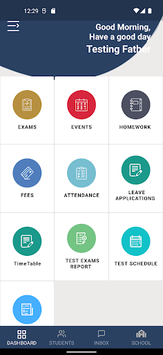 Android application TARGET EDU HUB screenshort