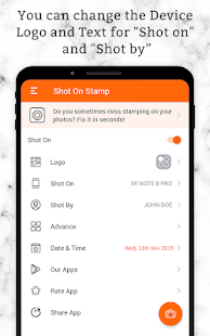 Shot On Stamp Photos with ShotOn Watermark Camera 1.4.1 APK screenshots 19