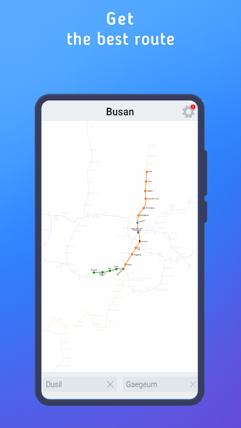 Busan metro map (Subway)のおすすめ画像4
