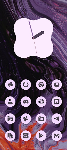 Dynamic light A12 icon pack Screen 2