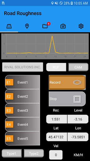 Android application rRuf screenshort