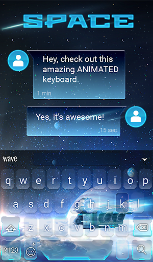 Space Keyboard & Wallpaper Screen 3