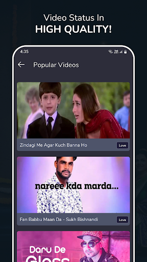 Telugu Video Status Screen 3