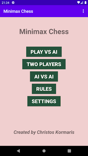 Minimax Chess Screen 2