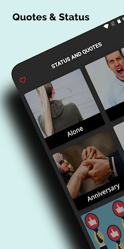 Android application Quotes Creator screenshort