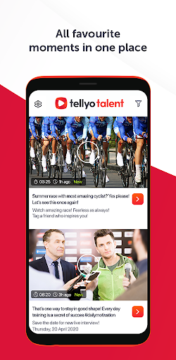 Android application Tellyo Talent screenshort