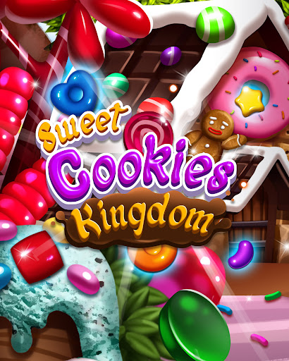 Download Sweet Cookies Kingdom_Match 3  screenshots 1