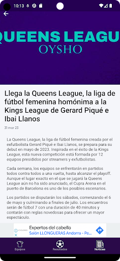 Queens League Fans Results