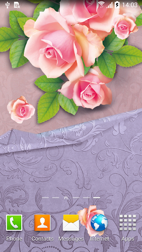 Roses Live Wallpaper Screen 2