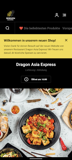 Android application Dragon Asia Express screenshort