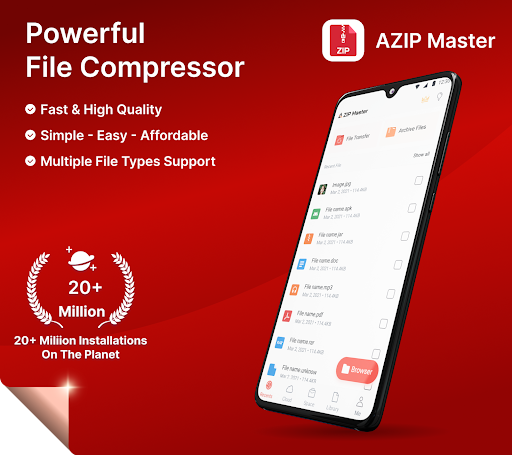 AZIP Master: ZIP / RAR, Unzip - Tools - apps