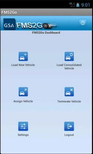 Android application FMS2GO screenshort