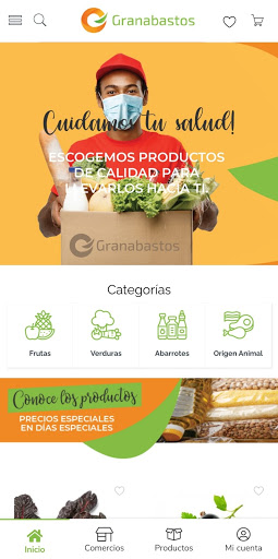 Android application Granabastos screenshort