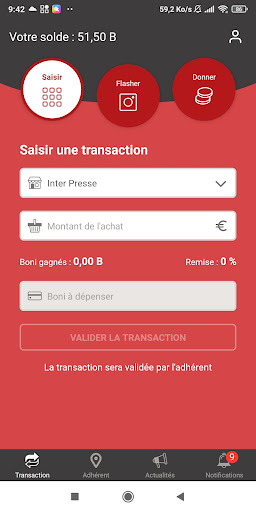Android application Boni&Price screenshort