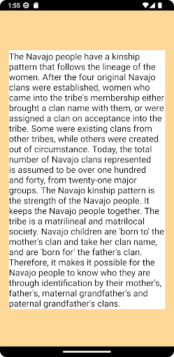 Navajo Clans: Native Language Screen 3