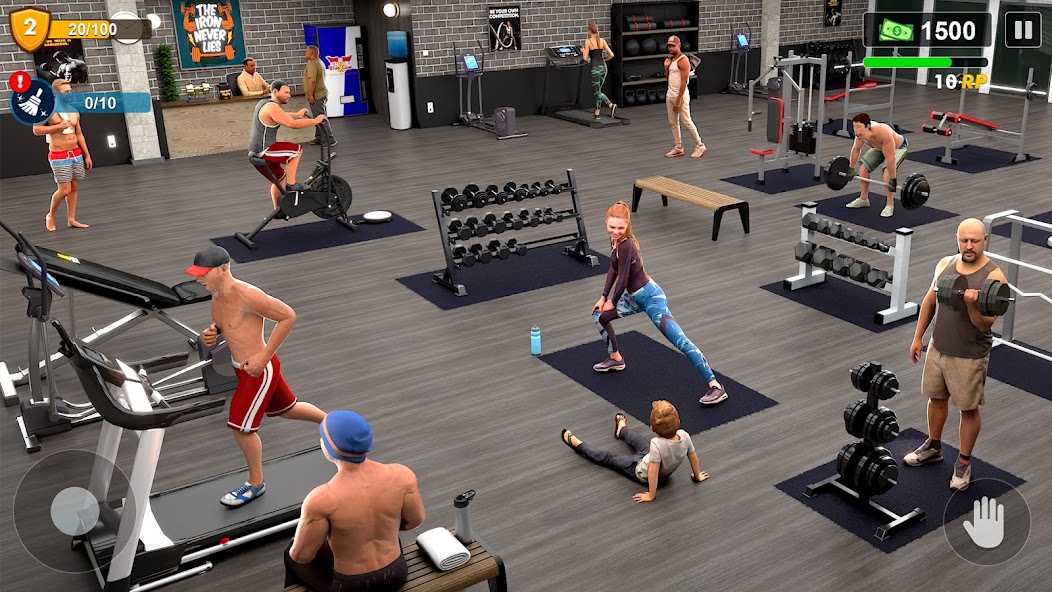 Gym Life - Workout Simulator 3.0 APK + Mod (Remove ads / Unlimited money) for Android