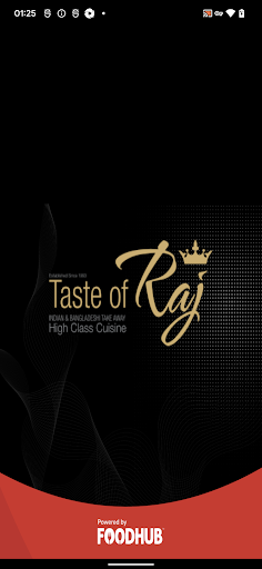Android application Taste Of Raj screenshort