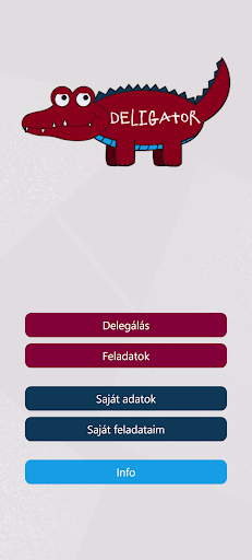 Android application Deligator screenshort