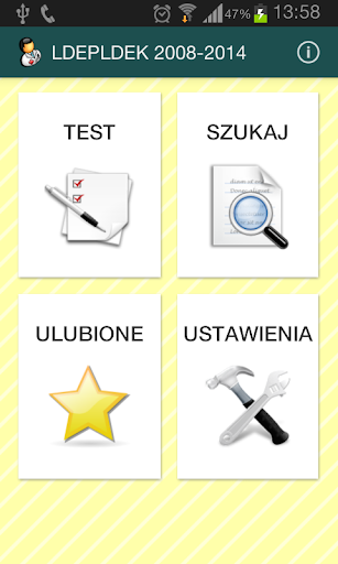 Android application LDEP LDEK (DEMO) screenshort