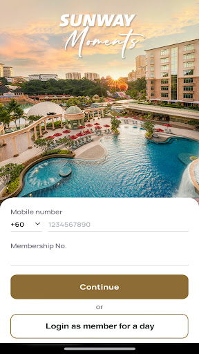 Android application Sunway Moments screenshort
