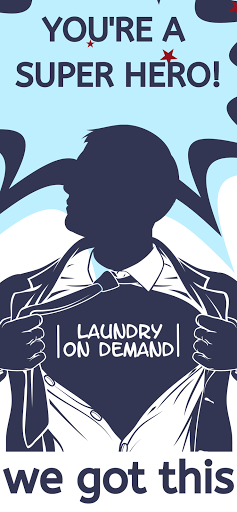 Android application Laundry On Demand Partner screenshort