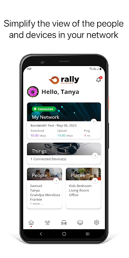 Rally Home Screen 2