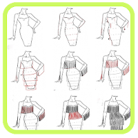Drawing Dresses Step By Step