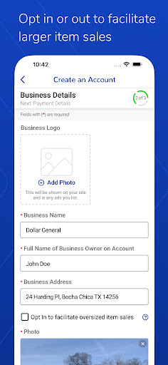 Xchange Site Screen 2