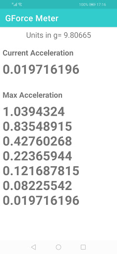GForce Meter Screen 2