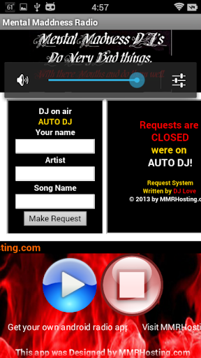 Android application Mental Maddness Radio screenshort