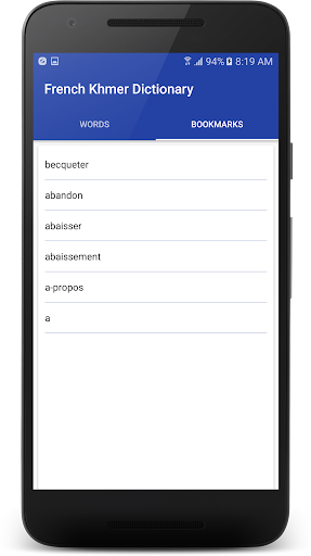 French Khmer Dictionary