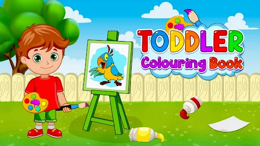 Toddler Coloring Book & Paint