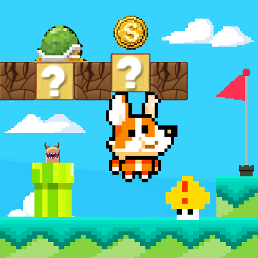 Super Dog Run Jump Racing Game logo