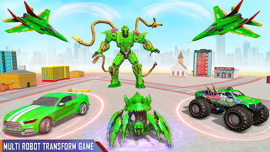 Octopus Robot Car - Robot Game apkdebit screenshots 5