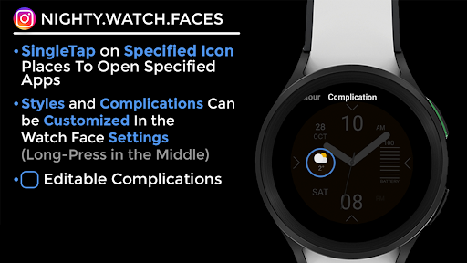 Bobanight - watch face screenshot 12