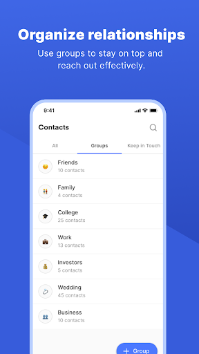 Dex - Rolodex and Personal CRM Screen 2