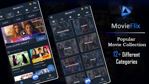 MoviesFlix: Movies & Web Series MOD apk (Remove ads)(Free purchase) v3.1.9 Gallery 1