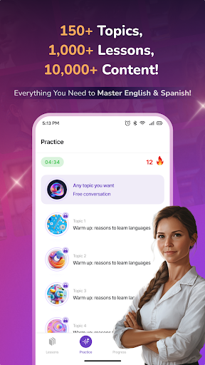 dAilogue: AI Tutor-Akıcı Olun ekran görüntüsü