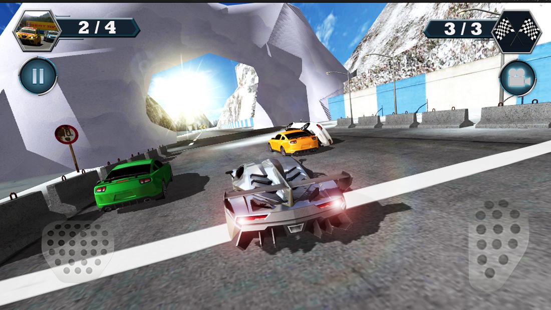 Android application Car Racing screenshort