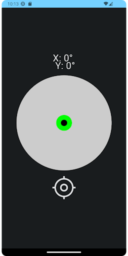 Android application Spirit level screenshort