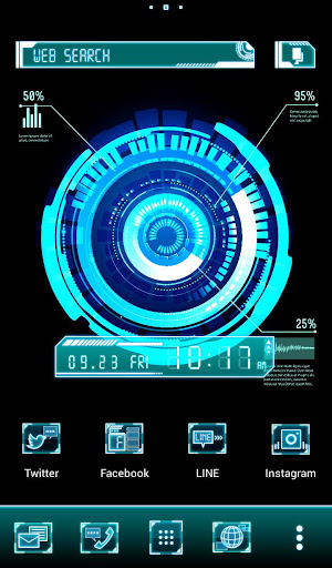 Cyber Interface Theme HOME
