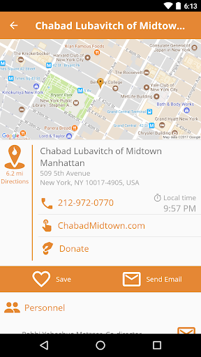Chabad Nearby Screen 3