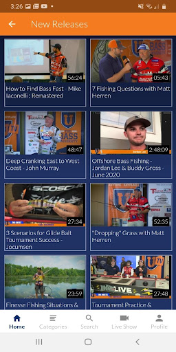 Bass U TV: Learn Bass Fishing Screen 2