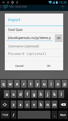Just Quizzing Screen 3