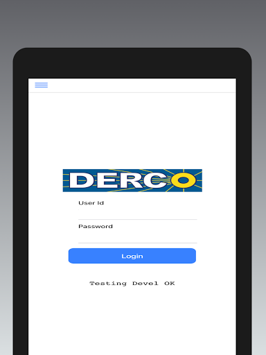 Android application Derco Foods screenshort