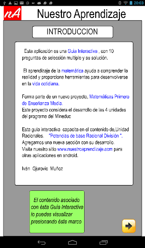 Potencias Base Q, División Screen 2
