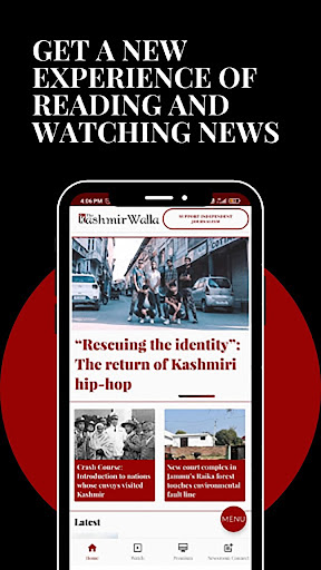 Android application The Kashmir Walla screenshort