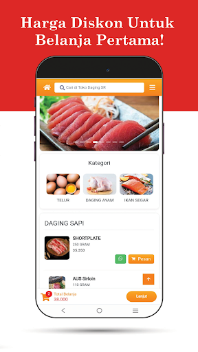 Android application Toko Daging SR screenshort