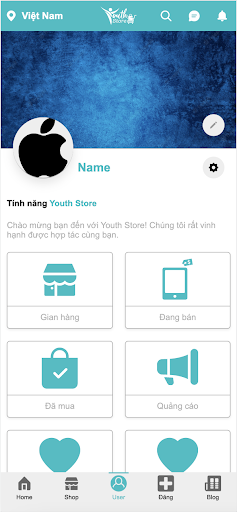 Android application Youth Store screenshort